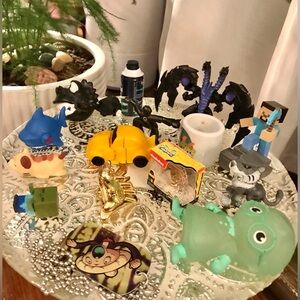 Miscellaneous Lot Random Boys Theme Toys Minecraft Transformers SpongeBob Toys